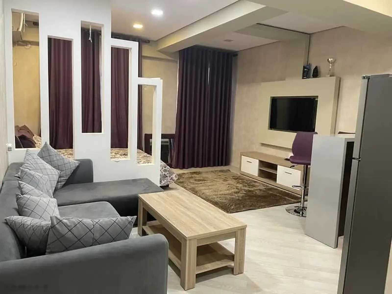1-комн. квартира, 7 этаж, 45 м², сомони — миниатюра 1