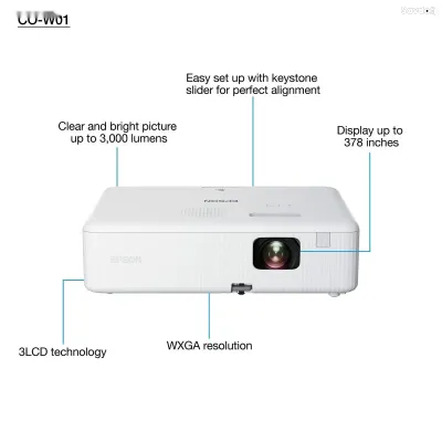 Проектор Epson EpiqVision Flex CO-W01 WXGA 3000 Lumens