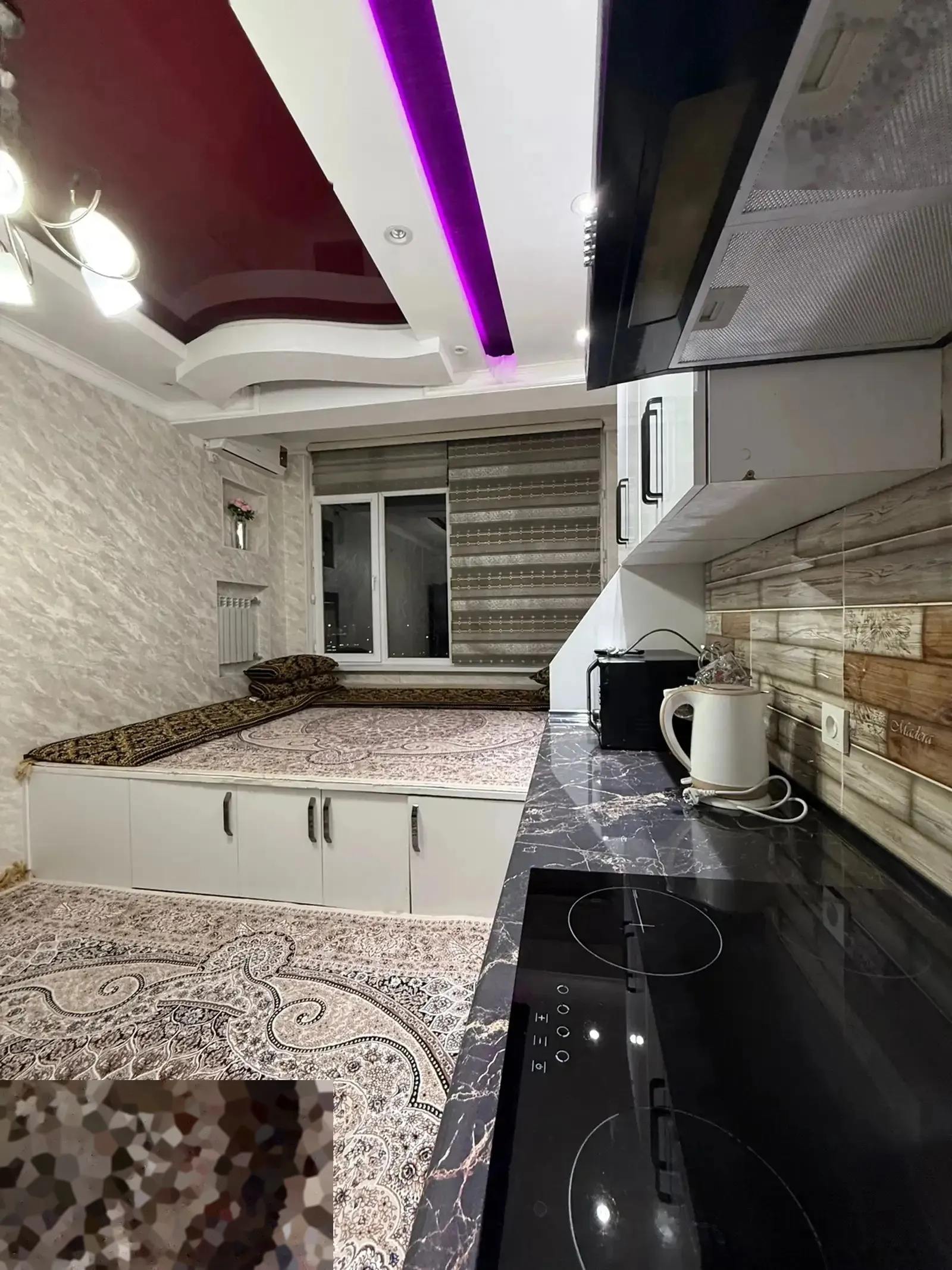 3-комн. квартира, 10 этаж, 90м², Рудаки 179 . дом Ёвар — миниатюра 12