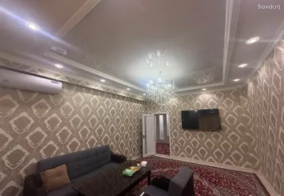3-комн. квартира, 13 этаж, 105м², Сомони — миниатюра 1