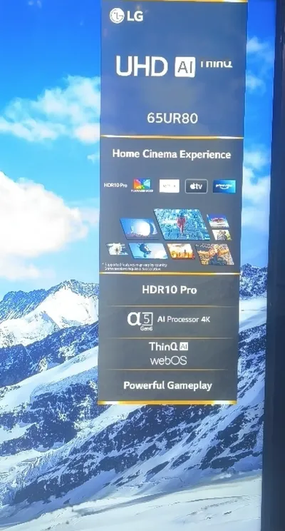 Телевизор LG 65 UR80