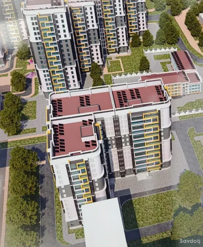 2-комн. квартира, 11 этаж, 71 м², Зарафшон — миниатюра 1