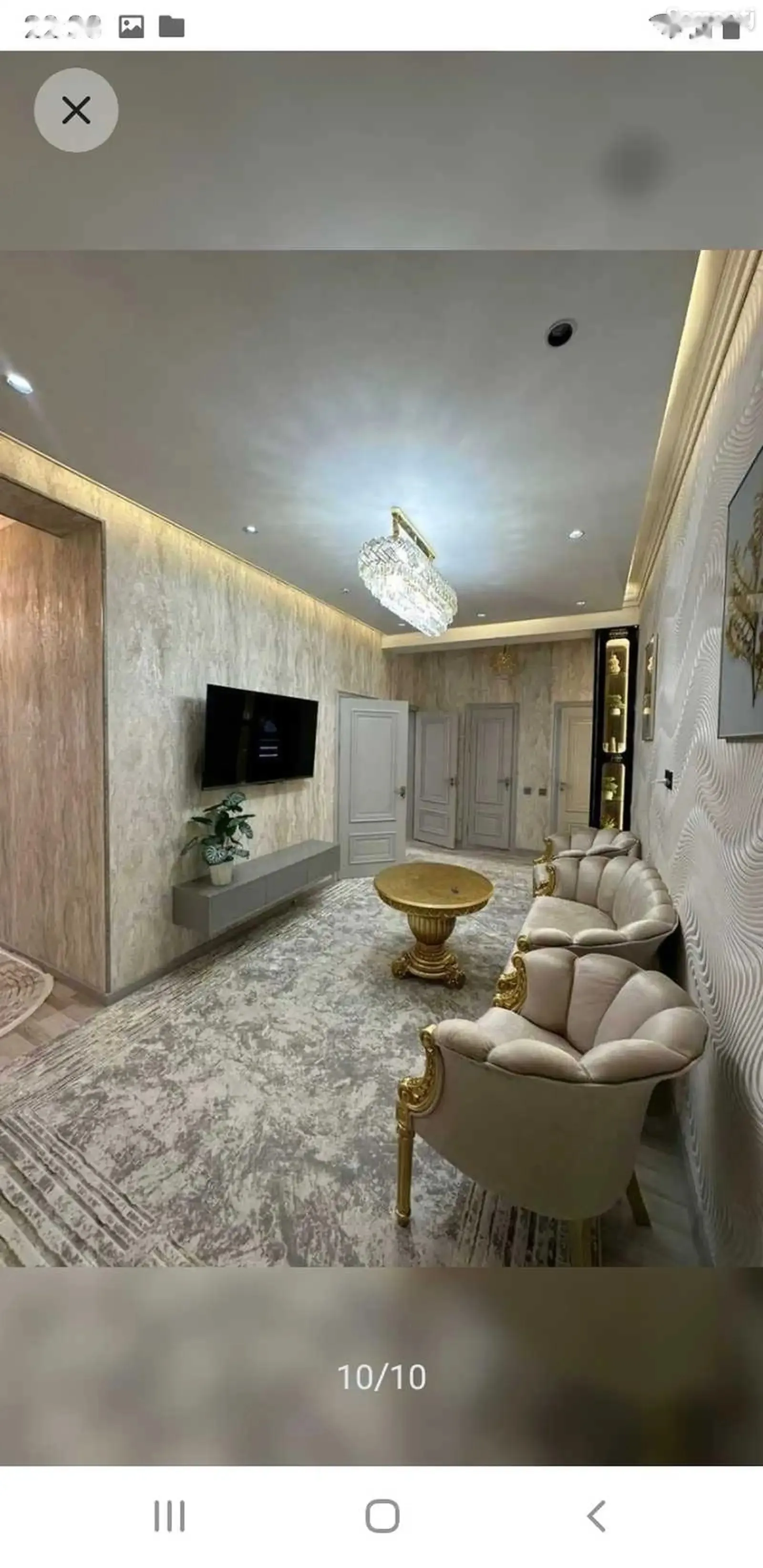 3-комн. квартира, 11 этаж, 110м², голубой экран — миниатюра 1