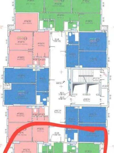 3-комн. квартира, 15 этаж, 101 м², Сино — миниатюра 4