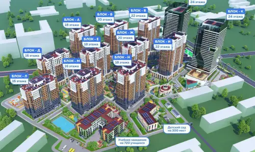 2-комн. квартира, 11 этаж, 76 м², н.Сино — миниатюра 8