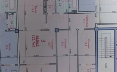 3-комн. квартира, 17 этаж, 123 м², Сомони — миниатюра 2
