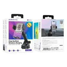 Автодержатель с беспроводной зарядкой Borofone BH210