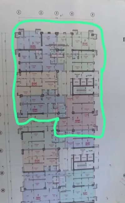 5-комн. квартира, 11 этаж, 566 м², Сомони, Шох палас — миниатюра 3