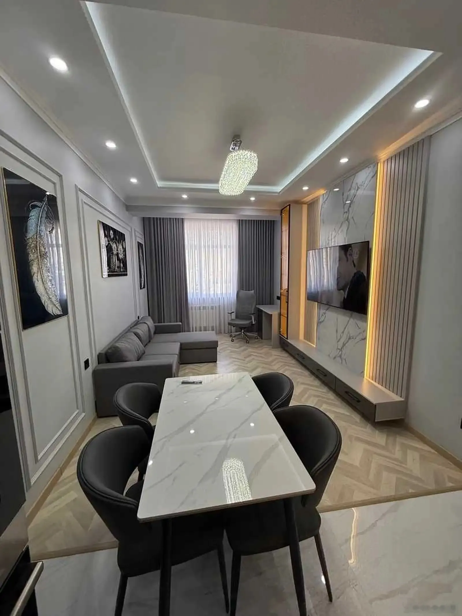 1-комн. квартира, 12 этаж, 52 м², 82мкр гулдаста — миниатюра 2