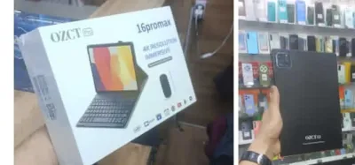 Планшет OZCT 17 PRO max 2sim 16 1tera Black 10000