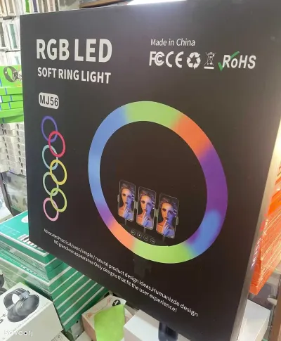 RGB Кольцевая Лампа MJ56+ штатив 2 м