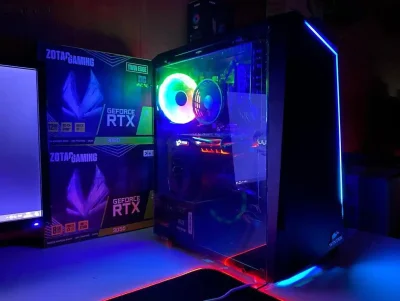 Персональный компьютер core i7 4770/RX 580 8GB/SSD 256/HDD 1TB — миниатюра 2