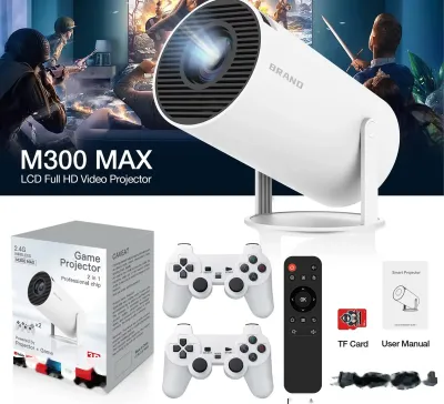 Портативный проектор и игровая приставка M300 Max