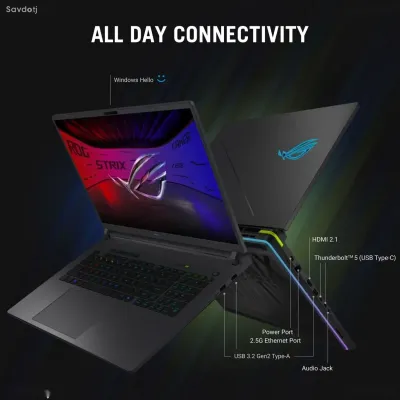 Ноутбук ASUS ROG Strix G16 G615LM Ultra 7 255HX 16GB 512GB RTX5060 165Hz