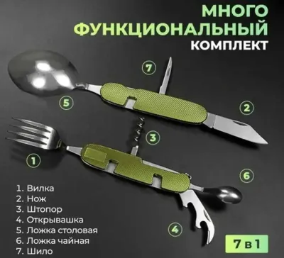 Набор туристический 7в1