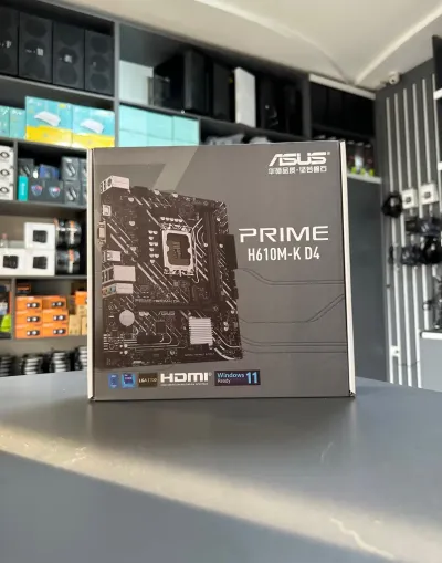Материнская плата Asus H610m-K D4 / Core i3-13100F