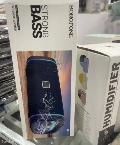 Портативная Bluetooth колонка Borofone BR32 со светомузыкой