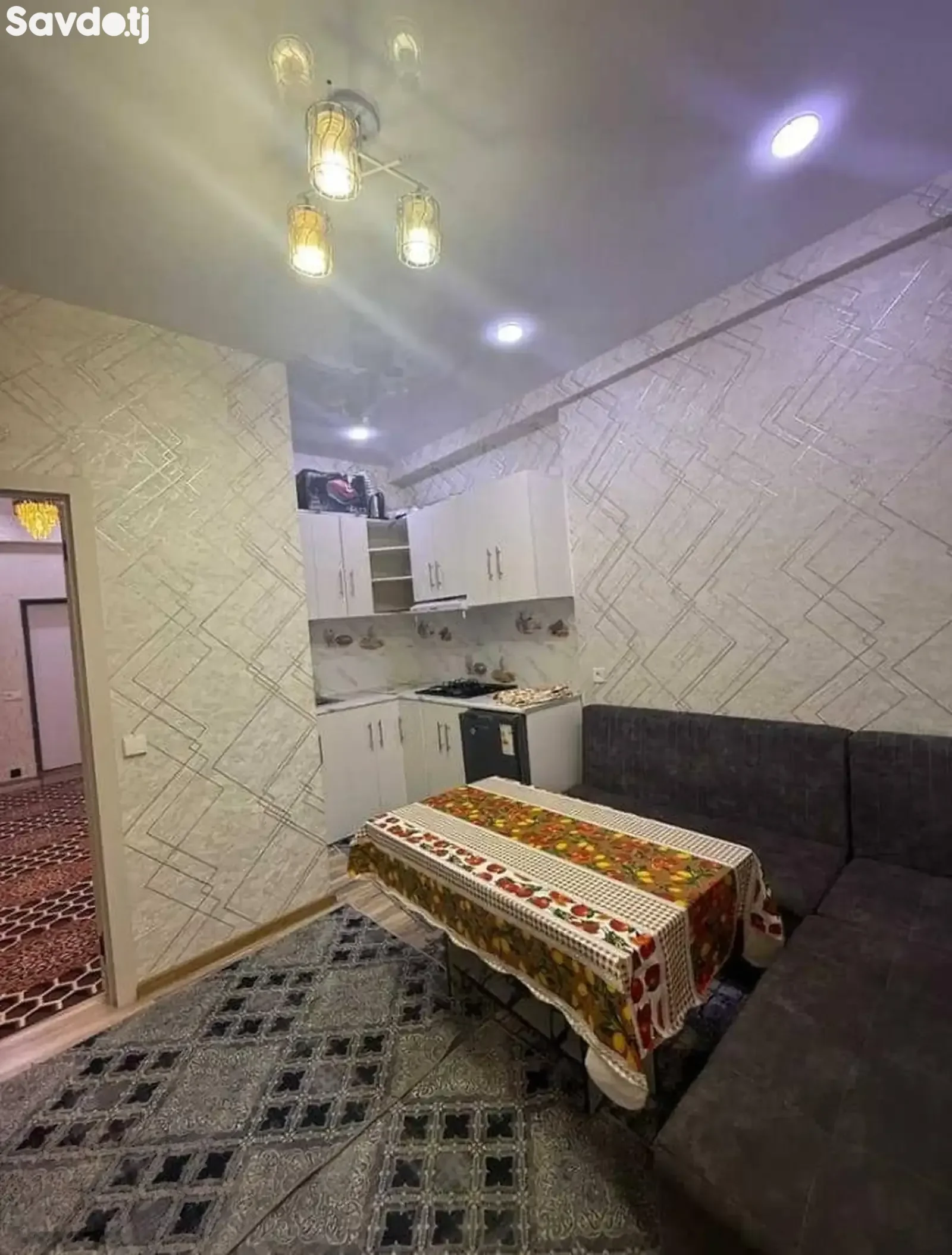 2-комн. квартира, 1 этаж, 52м², 19 микрорайон, Рахими — миниатюра 3