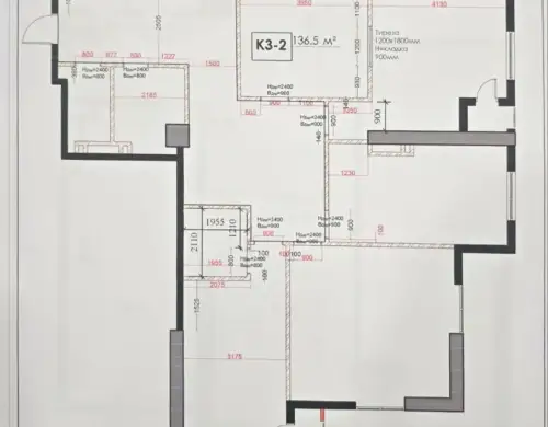 4-комн. квартира, 6 этаж, 136 м², Шохмансур — миниатюра 1