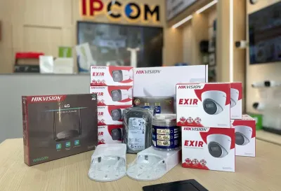 Комплект камеры видеонаблюдения IP Hikvision | 8 камер | PoE | 4G интернет