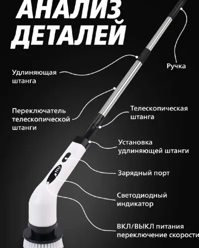 Электрическая щетка для уборки
