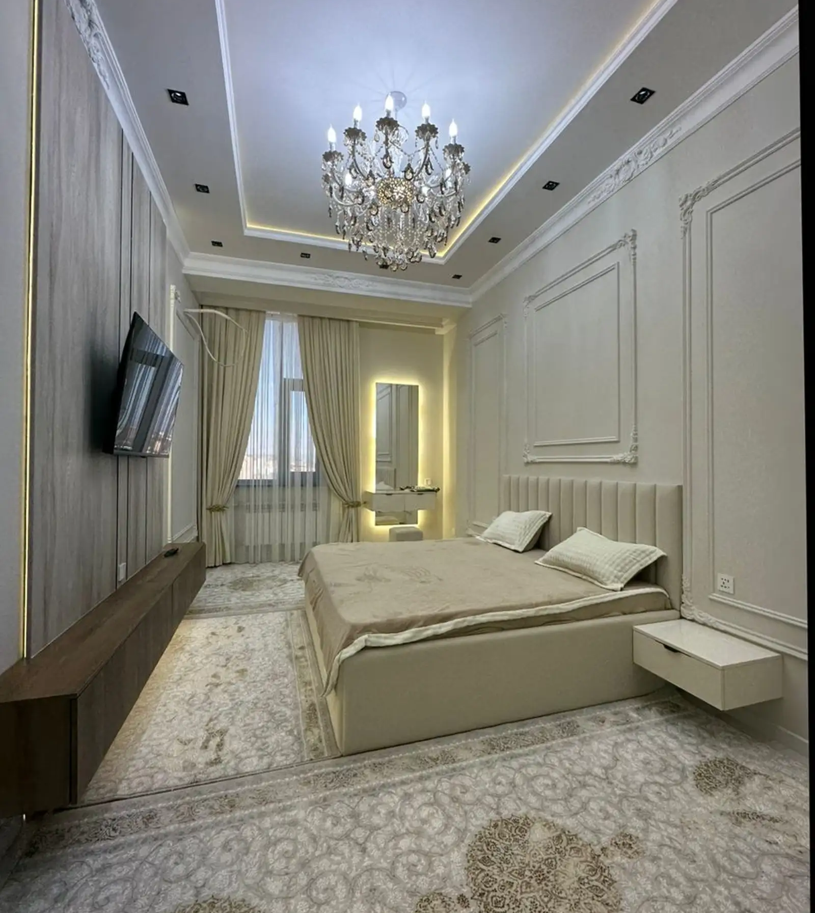 2-комн. квартира, 15 этаж, 75м², Шохмансур Садбарг бари гостиница Точикистон — миниатюра 1