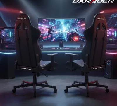 Игровое кресло DXRacer Gladiator G Series Black