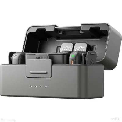 Беспроводная микрофонная система DJI Mic 3, 2 TX & 1 RX, 32-bit Float Black