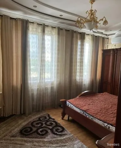 3-комн. квартира, 8 этаж, 121м², Сомони — миниатюра 1