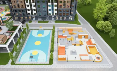 2-комн. квартира, 18 этаж, 79 м², Сино, 91 мкр, Себистон — миниатюра 5