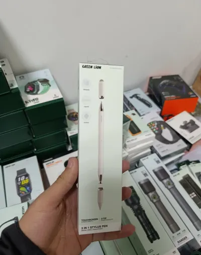 Стилус Green Lion 3 in 1 Stylus Pen, белый