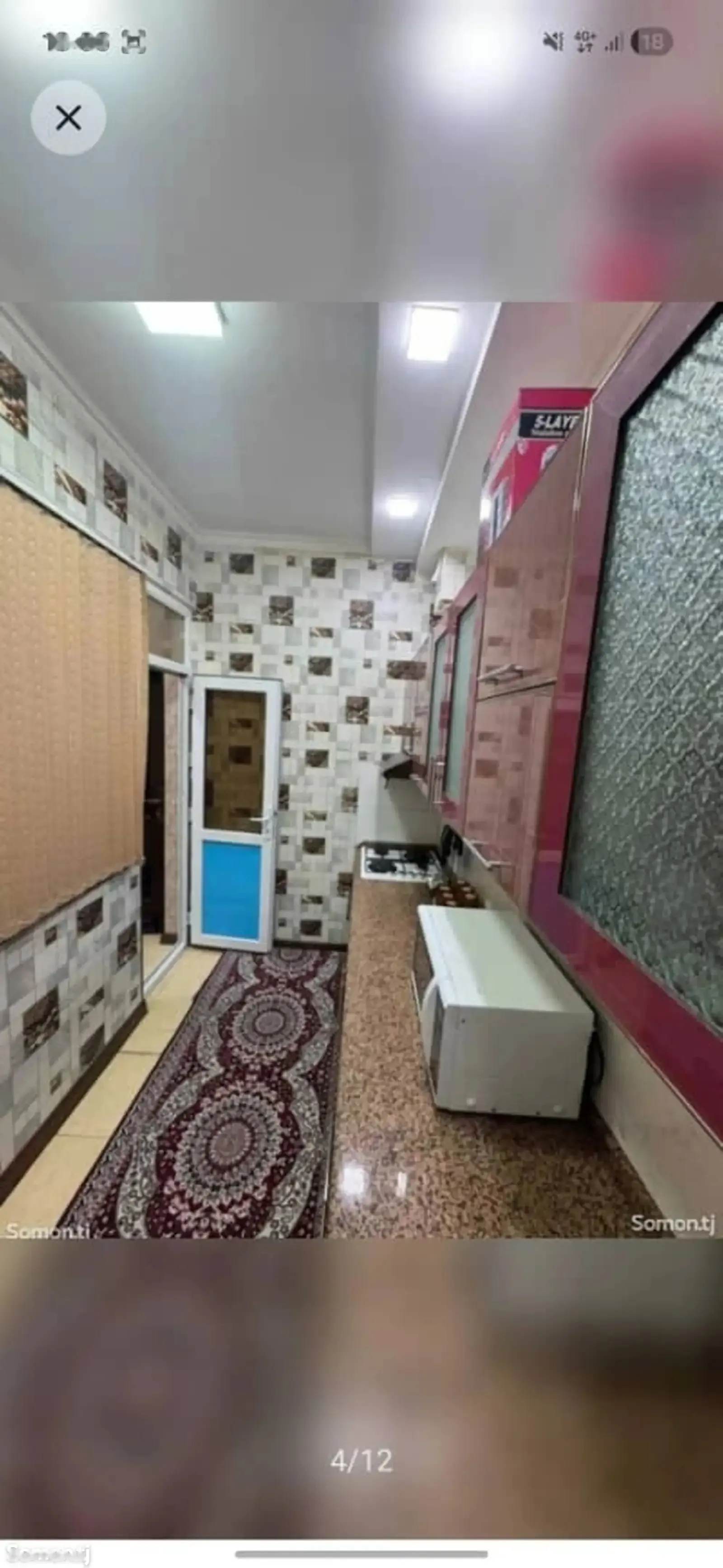 2-комн. квартира, 10 этаж, 75м², танка доми Арванд — миниатюра 7