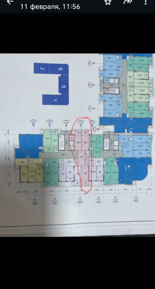2-комн. квартира, 14 этаж, 124 м², Гелос — миниатюра 1