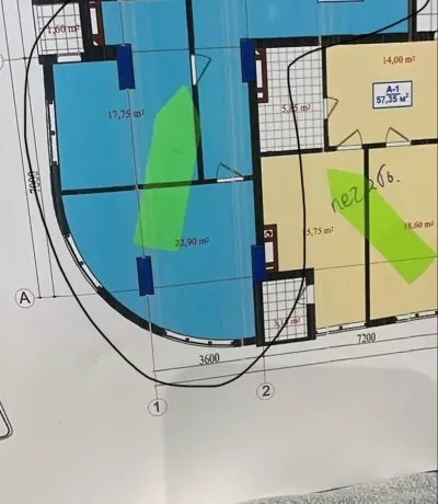 2-комн. квартира, 14 этаж, 71 м², Сино — миниатюра 1
