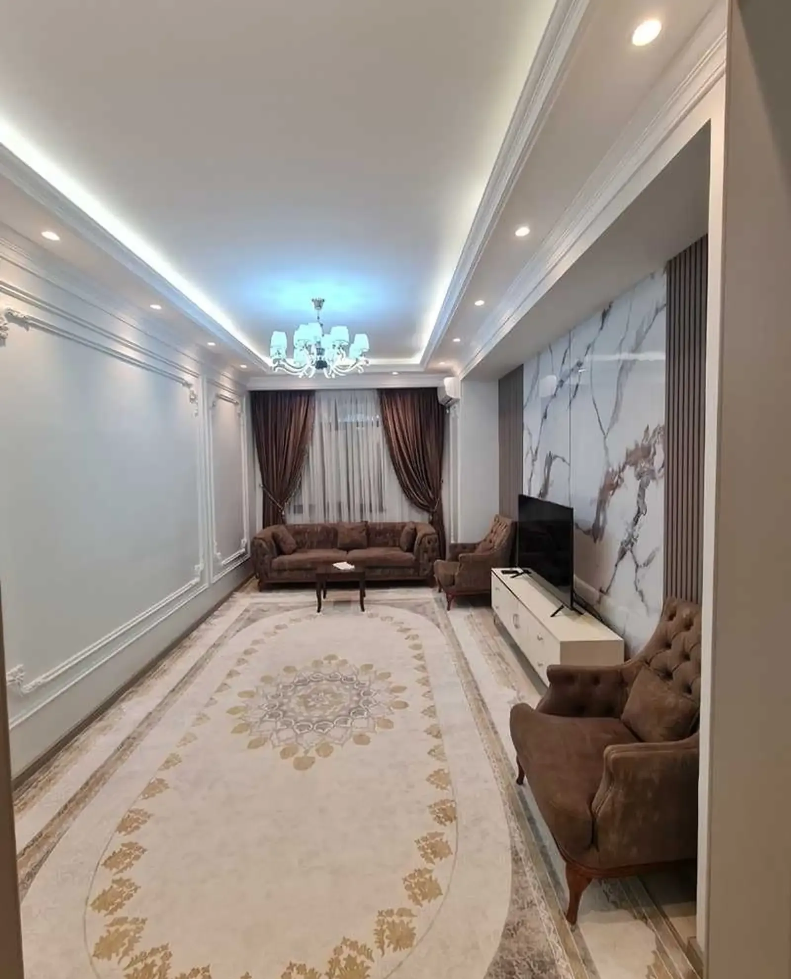3-комн. квартира, 15 этаж, 95м², Шоҳмансур — миниатюра 1