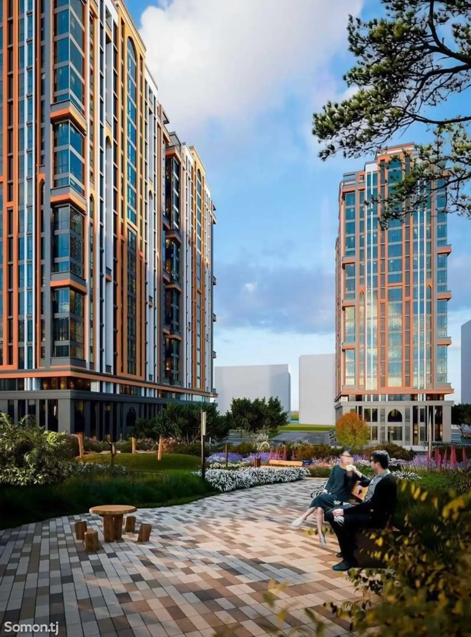 2-комн. квартира, 6 этаж, 72 м², Исмоили Сомони