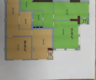 2-комн. квартира, 15 этаж, 71 м², сзади Гуля Голд, второй дом от главной дороги