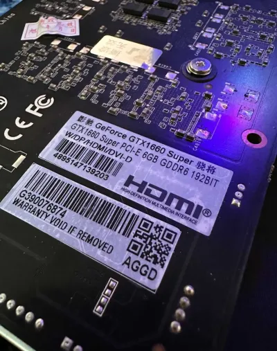 Видеокарта Nvidia GeForce GTX 1660 Ti 6G — миниатюра 2