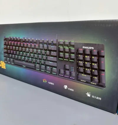 Проводная USB механическая клавиатура Philips G404 RGB — миниатюра 2