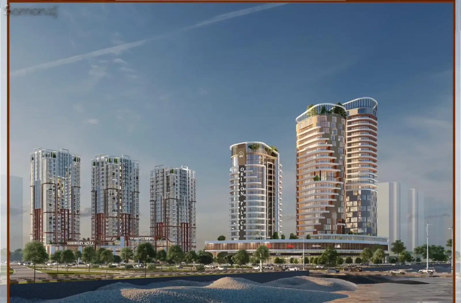 2-комн. квартира, 16 этаж, 84 м², Ресторан Сим-Сим