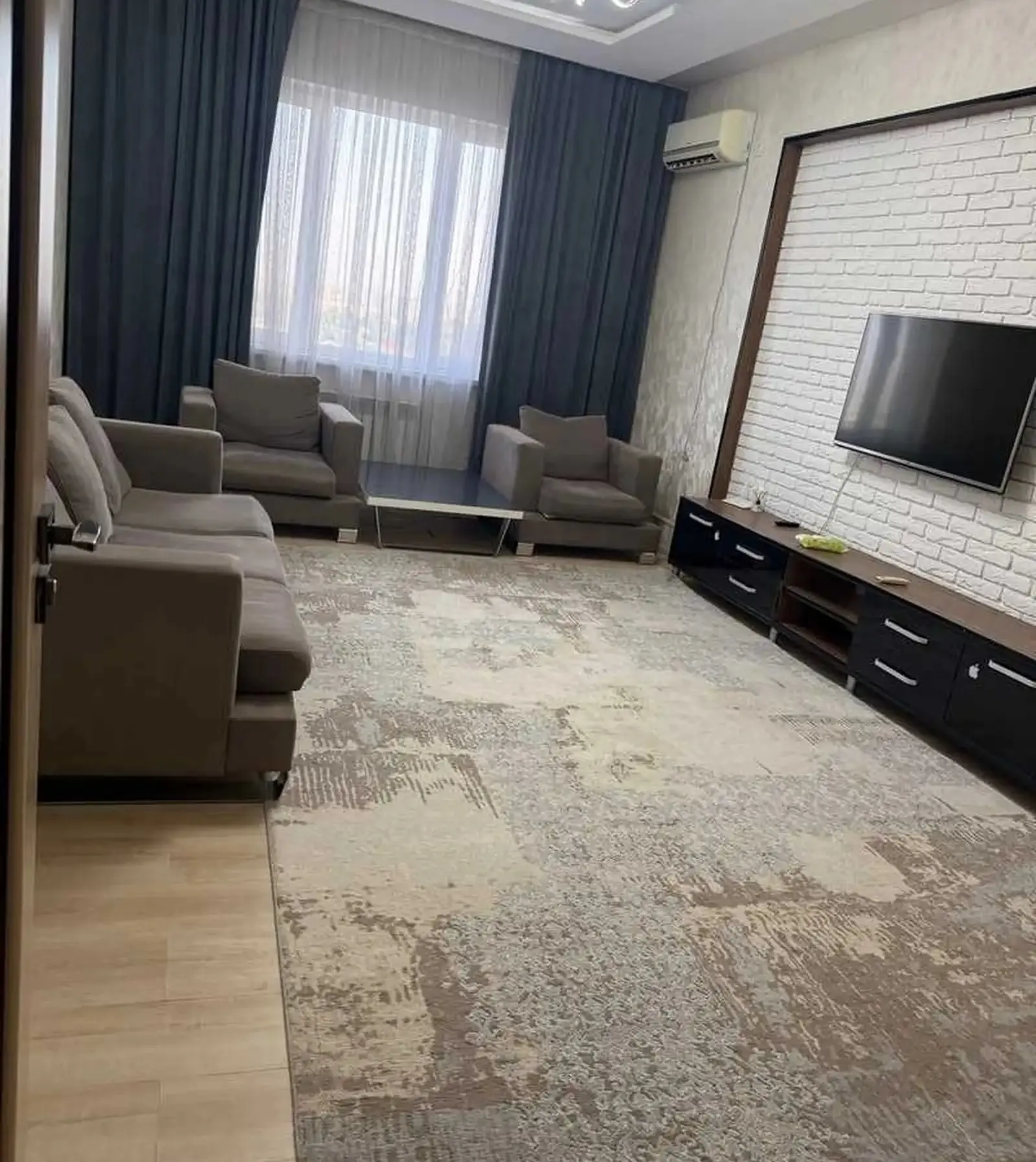 3-комн. квартира, 8 этаж, 100м², кохи борбад — миниатюра 1