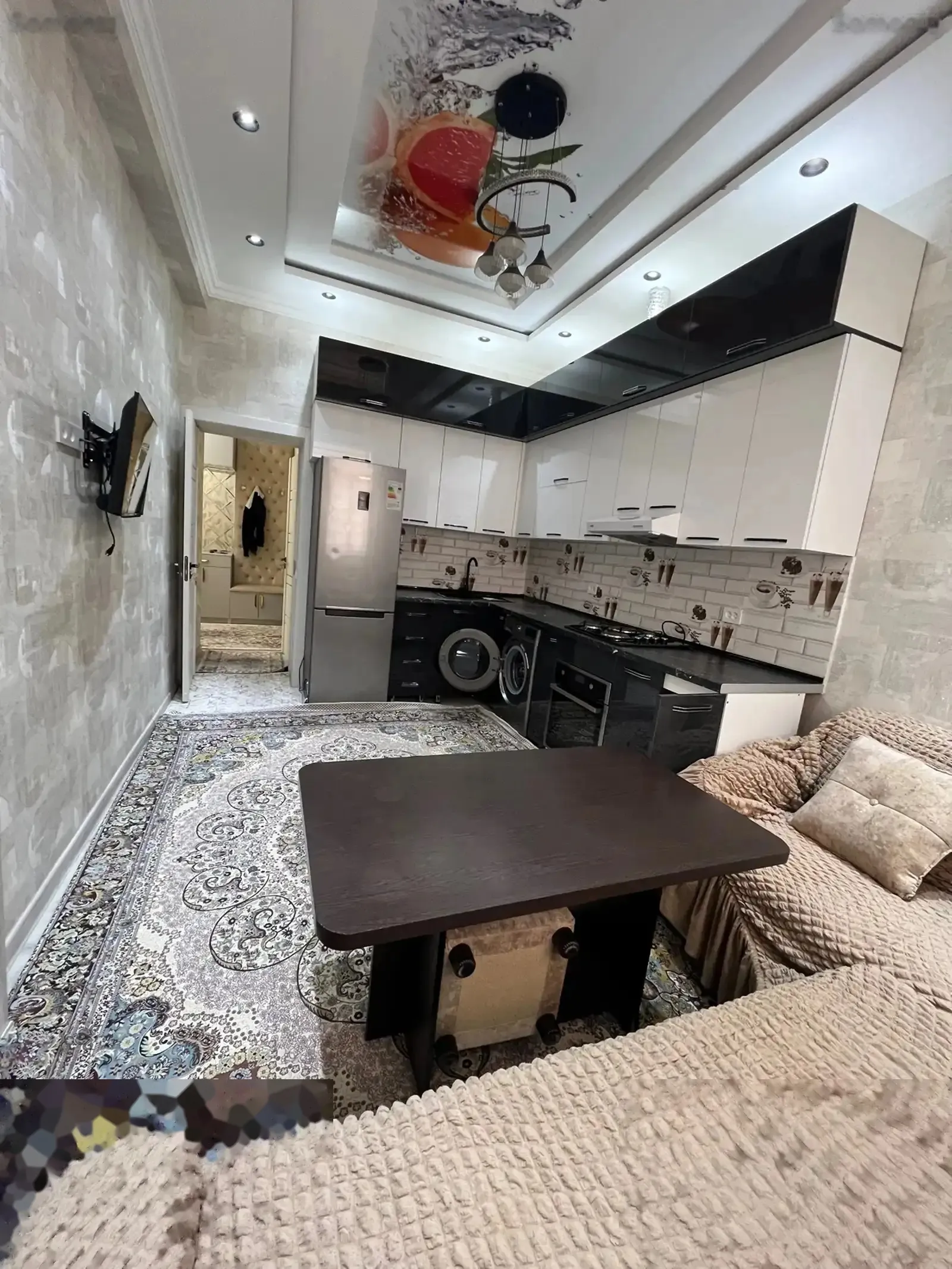 2-комн. квартира, 10 этаж, 80м², Сомони — миниатюра 11