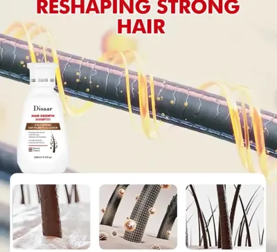 Шампунь Disaar Hair Growth Shampoo с кофеином и экстрактом пальмы сереноа