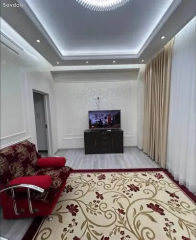 2-комн. квартира, 11 этаж, 110м², Сомони — миниатюра 1