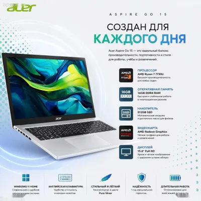 Ноутбук Acer Aspire Go 15