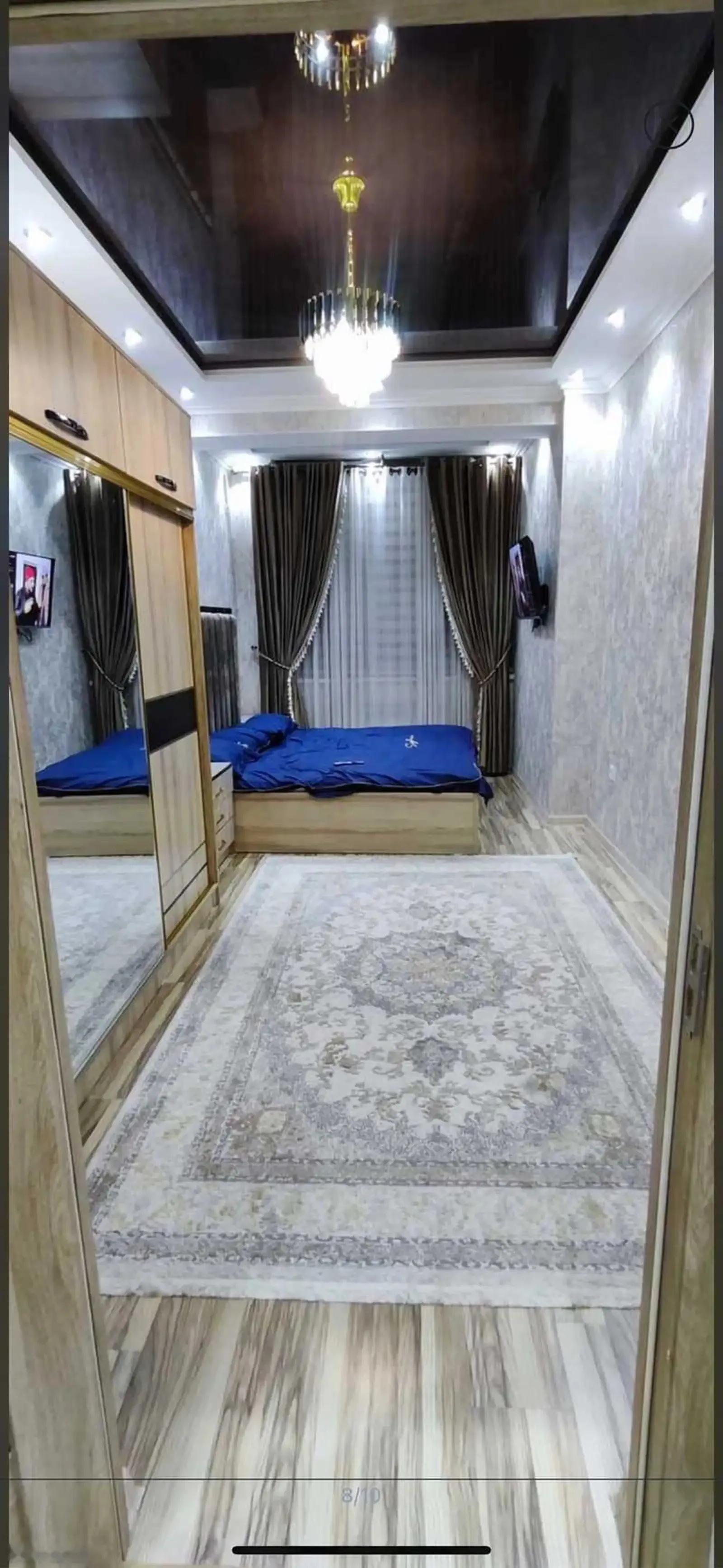 2-комн. квартира, 14 этаж, 78м², Голубой экран — миниатюра 1