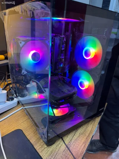 Системный блок core i7 4770/RAM 16GB DDR 3/NVME M2 256GB/HDD 1TB/RX 580 8GB — миниатюра 1
