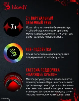 Наушники Bloody G575