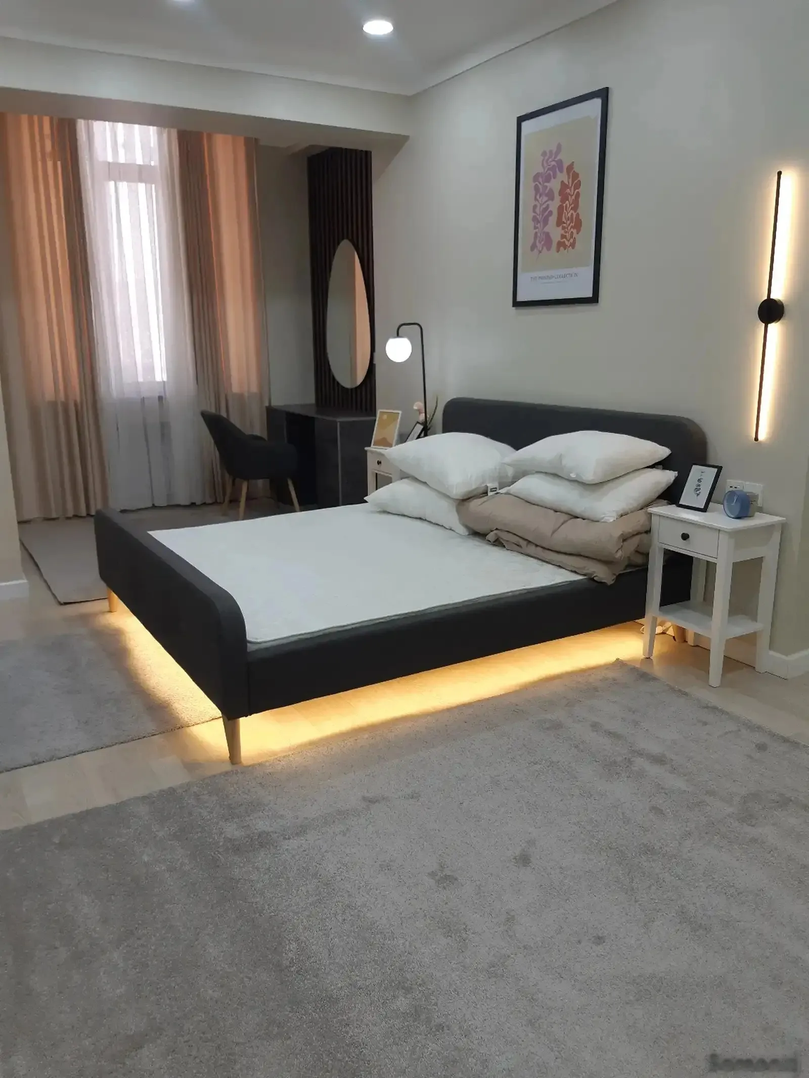 1-комн. квартира, 16 этаж, 68 м², Айни, Созидания, дом Бахт — миниатюра 1