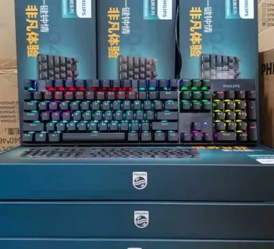 Проводная USB механическая клавиатура Philips G404 RGB